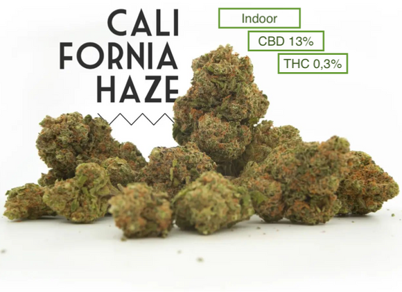Fleur de CBD - CALIFORNIA HAZE - CBD 13% - THC < 0,3%