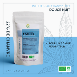 Thé au CBD - Infusion au cbd - BIO DOUCE NUIT