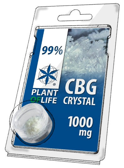 99% CBG CRYSTAL 1000mg cristaux de CBG